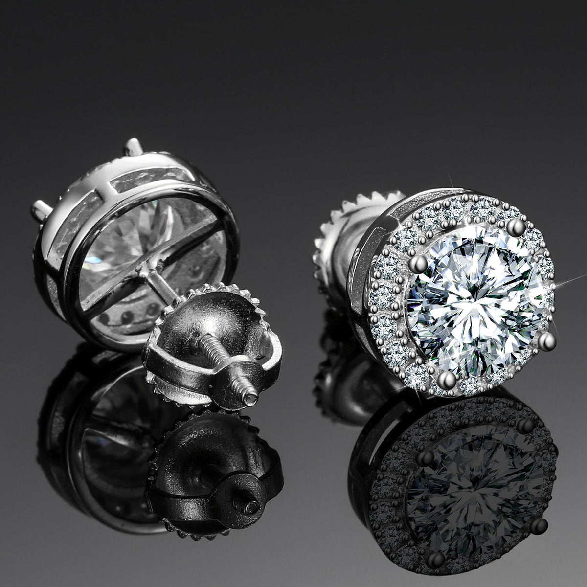 Halo stud screw back