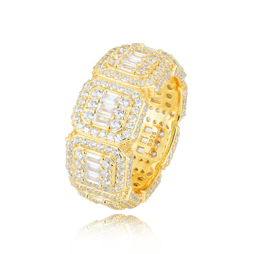 Baguette eternity ring detail