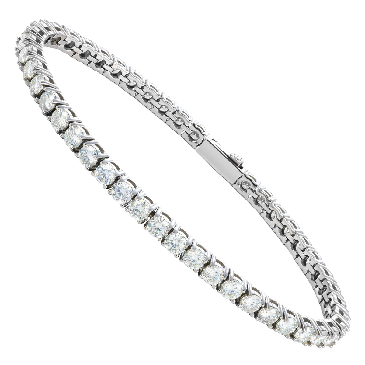 Everyday tennis bracelet silver