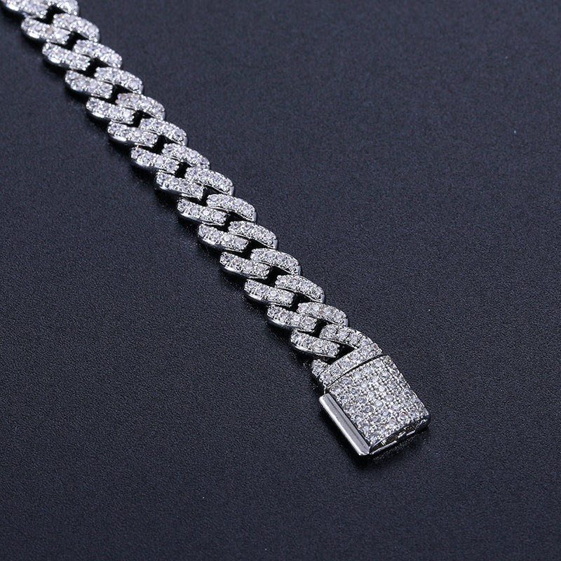 Braided link bracelet detail