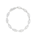 Moissanite station tennis bracelet