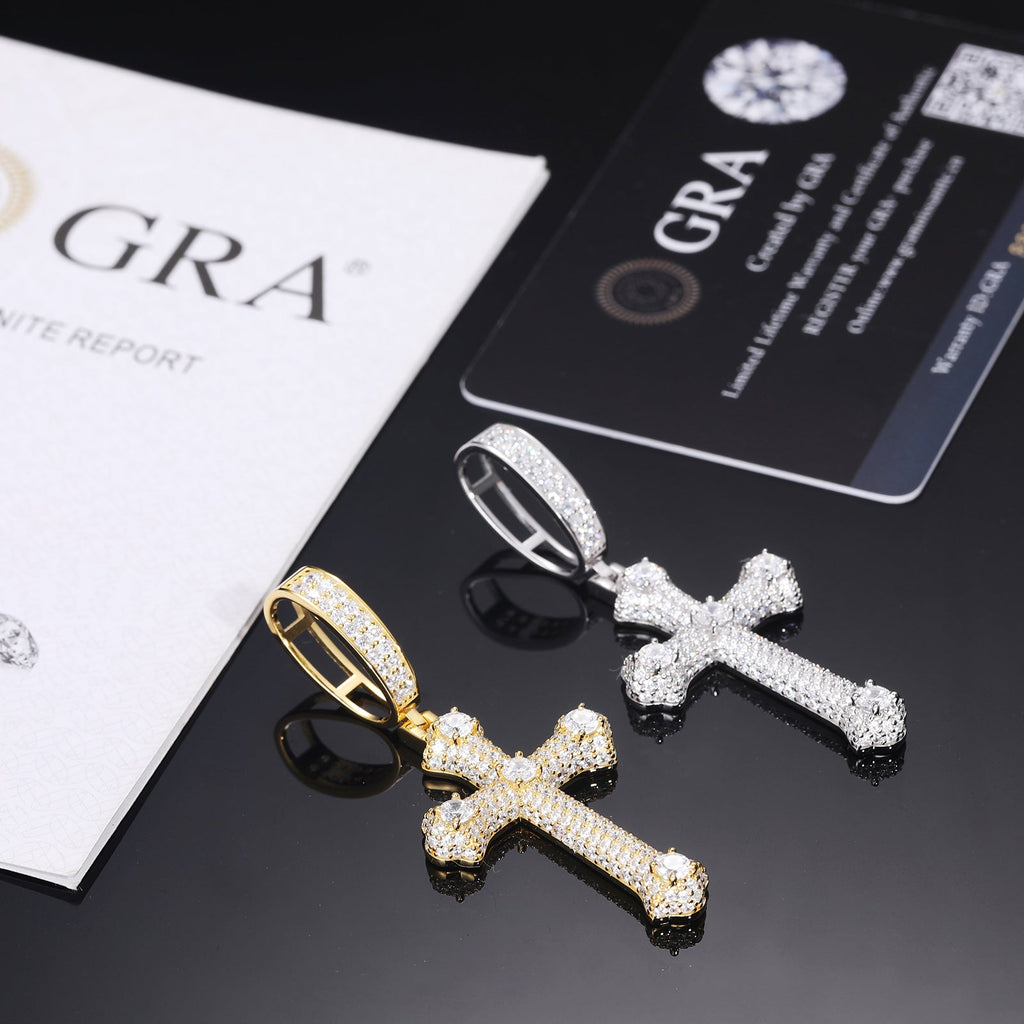 Bone cross pendant