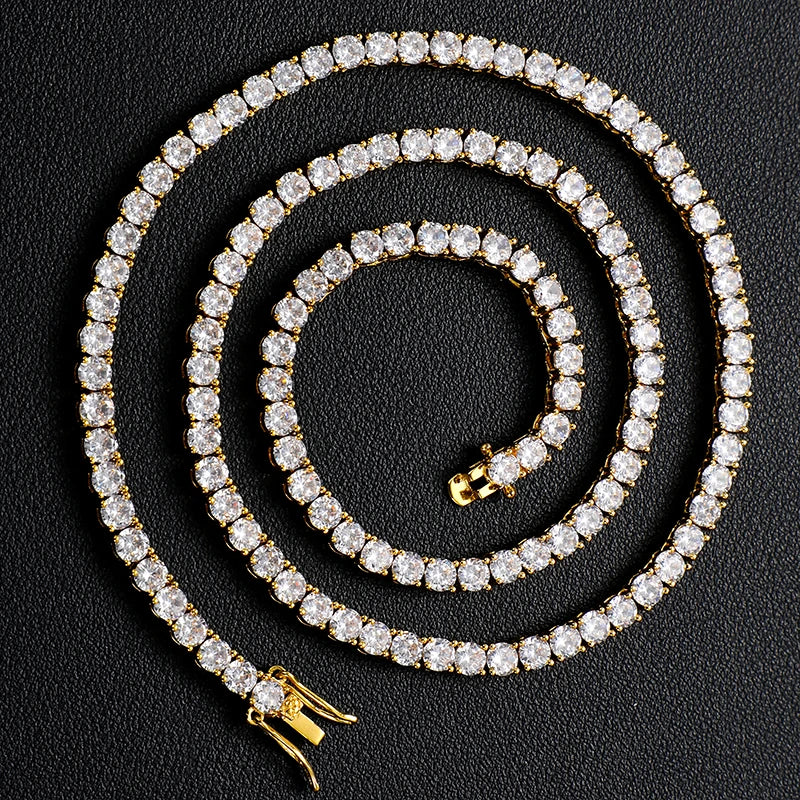 Tennis chain gold