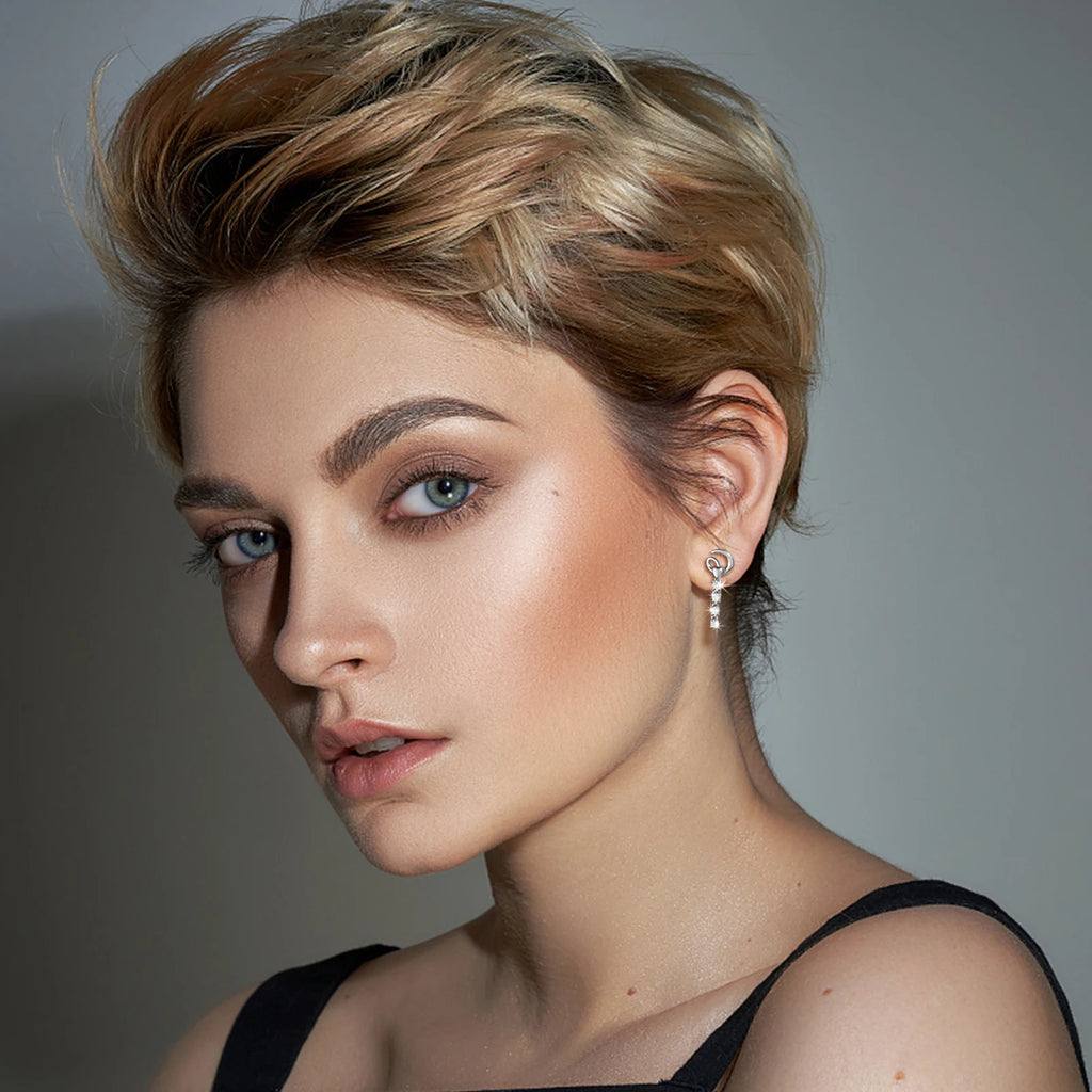 Tennis Drop Earrings