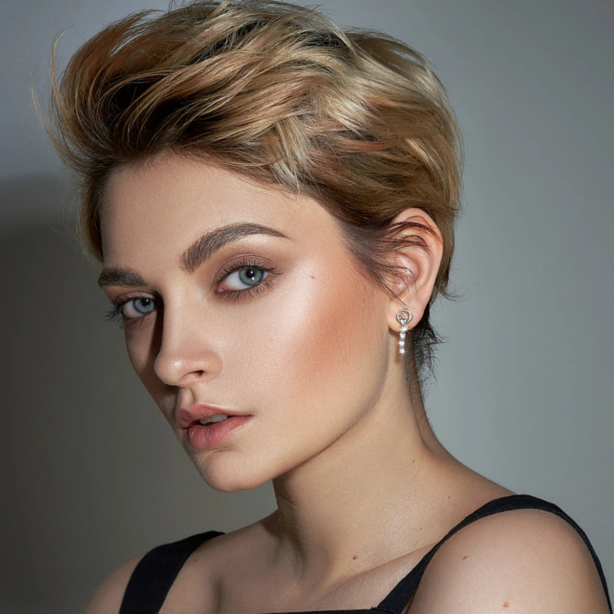 Tennis Drop Earrings