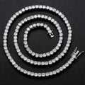 Moissanite tennis chain silver