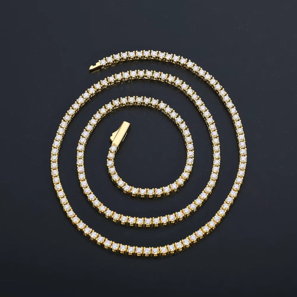 Tennis chain 2mm gold