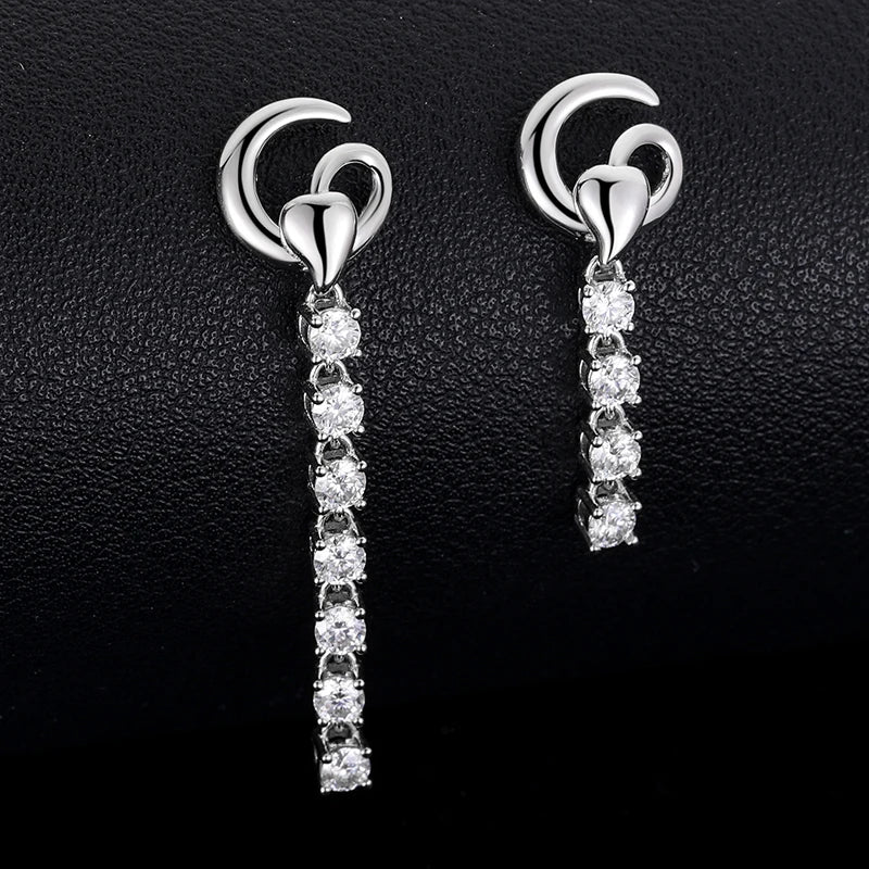 Tennis Drop Earrings