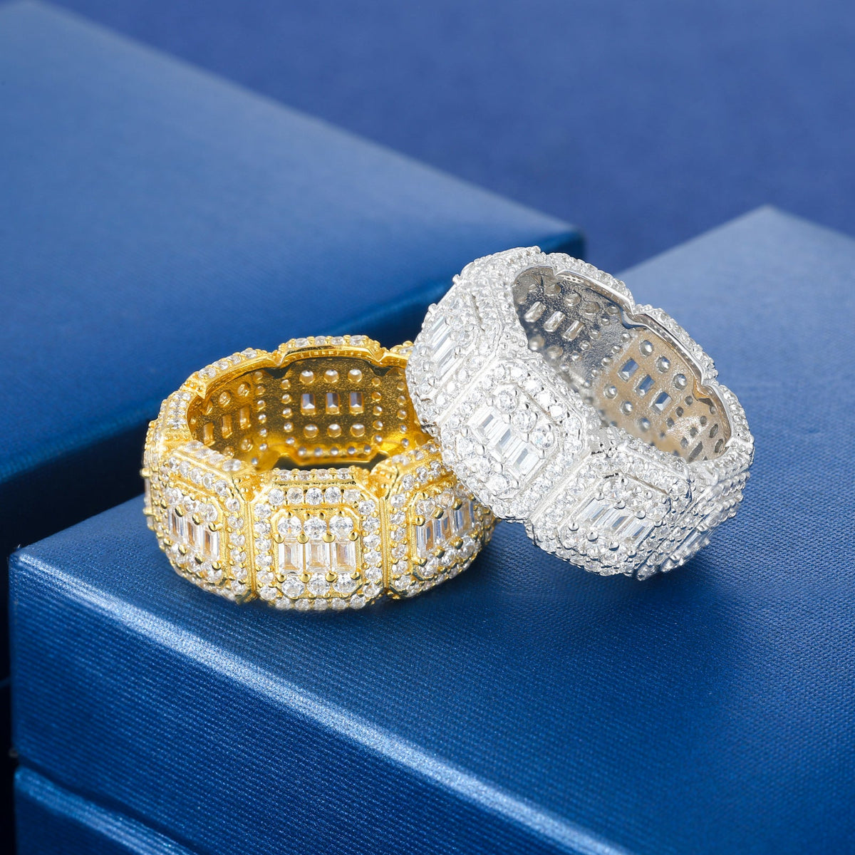 Baguette eternity ring